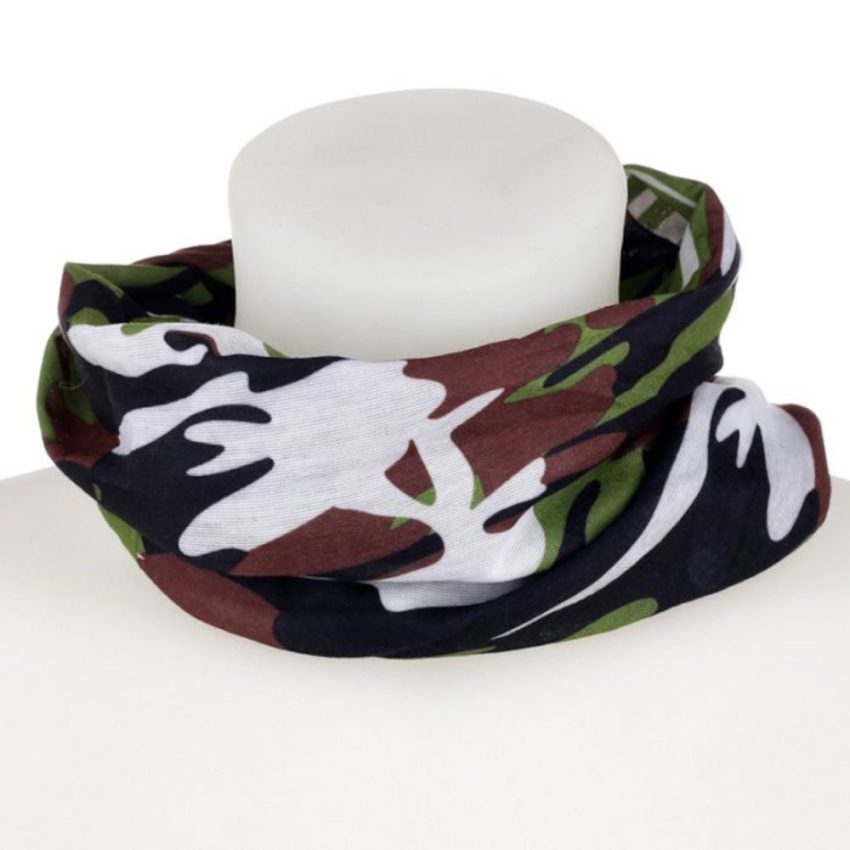 Camouflage Tube Scarf Bandana