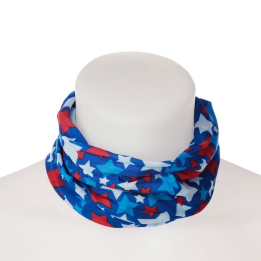 Stars Purple Tube Scarf Bandana