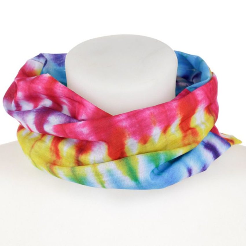 Rainbow Tube Scarf Bandana