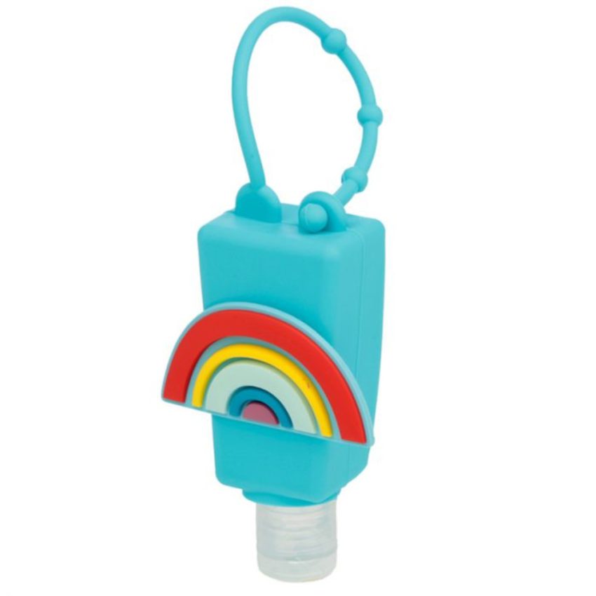 Gel Hand Sanitiser - Somewhere Rainbow Silicone Cover