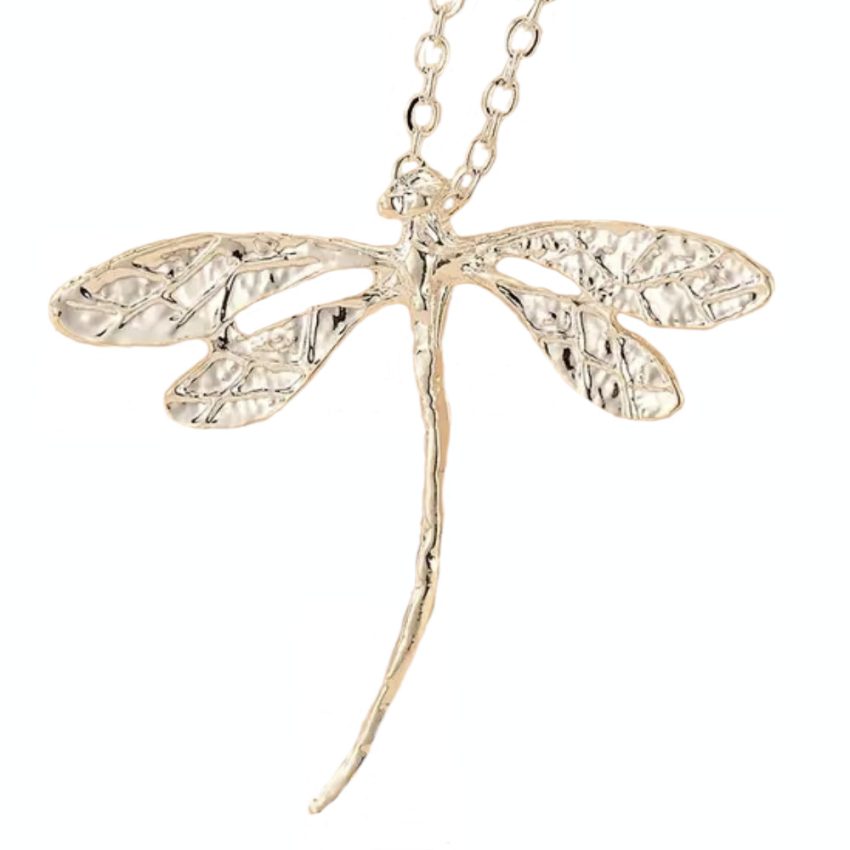 Necklace Silver Dragonfly Pendant