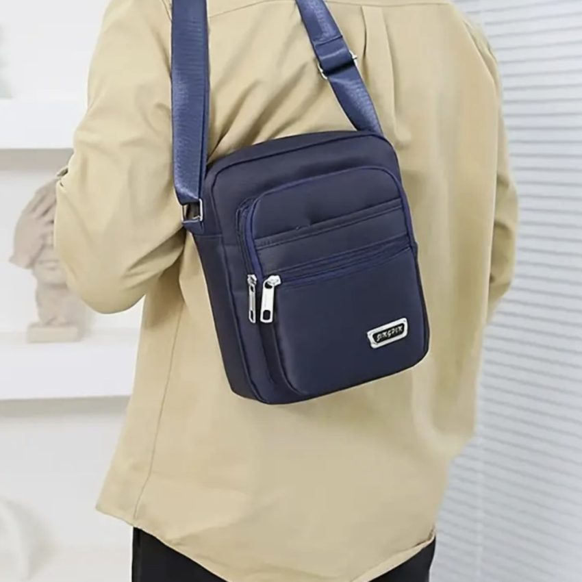 Black Shoulder Man's Bag