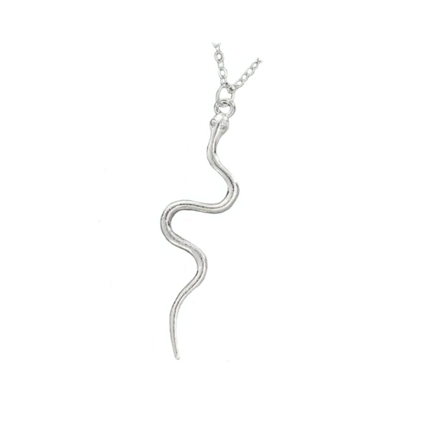 Silver Minimalist Snake Necklace