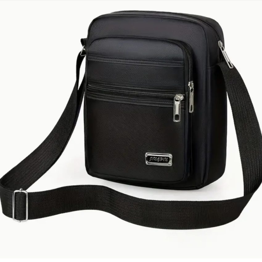 Black Shoulder Man's Bag