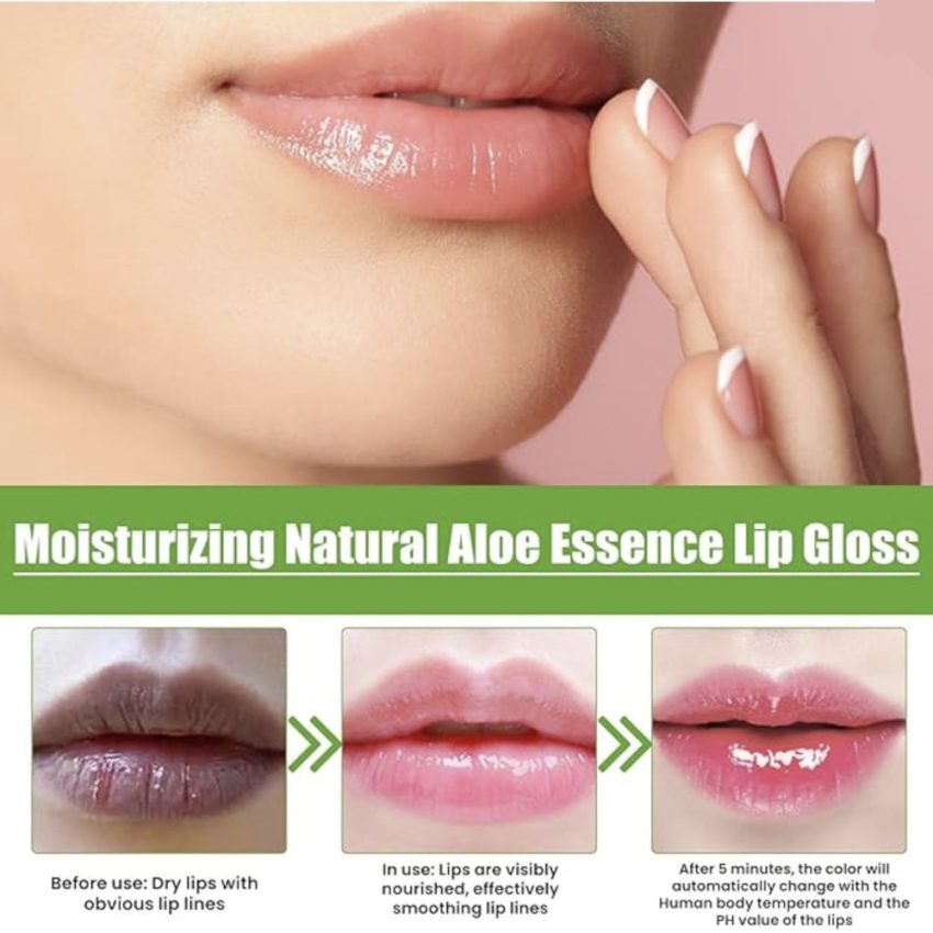 Color-Changing Aloe Vera Lip Balm Lipstick