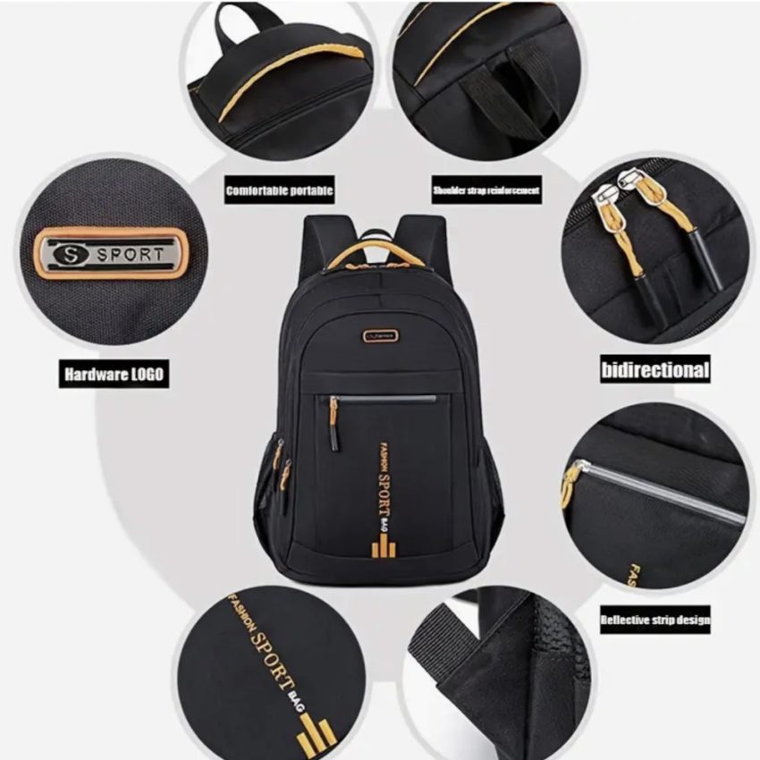 Black Laptop Backpack