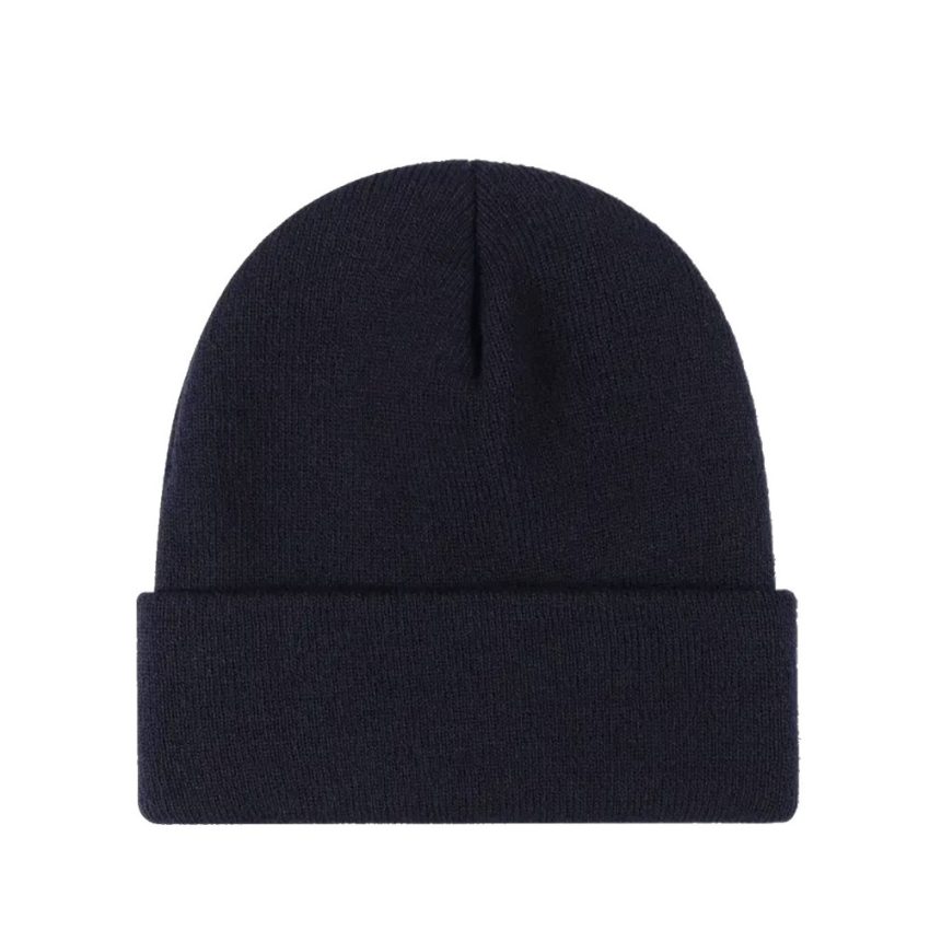 Navy Blue Unisex Premium Knit Beanie