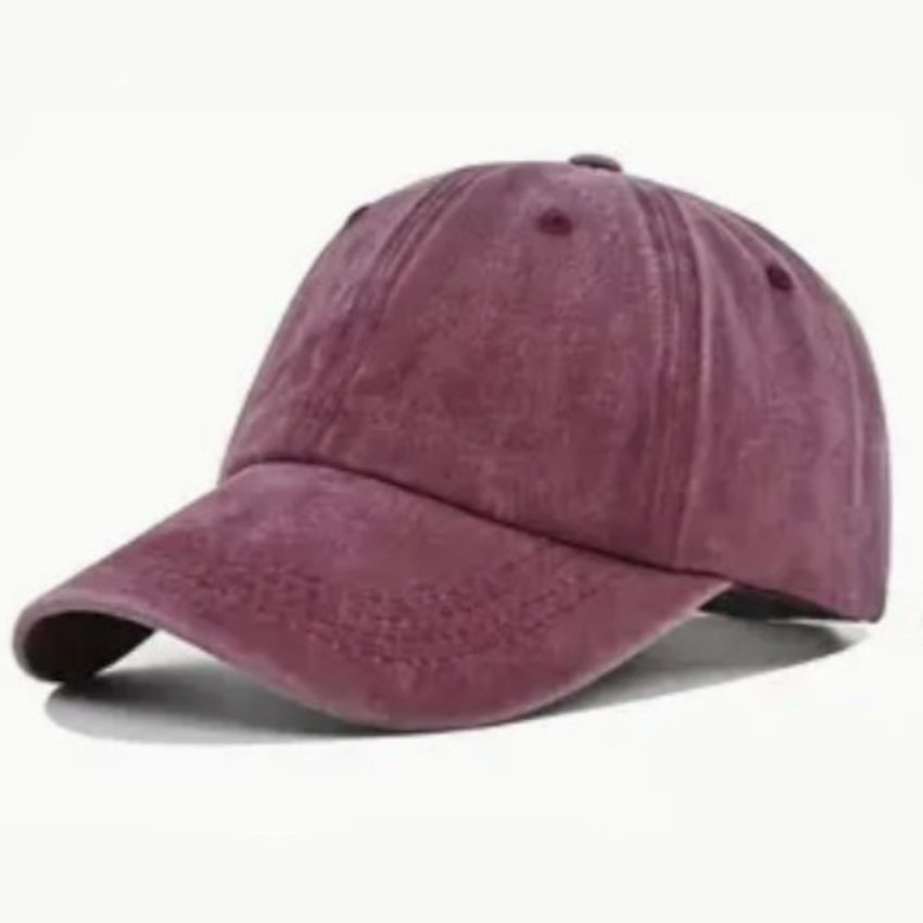 Vintage Baseball Cap - Burgundy